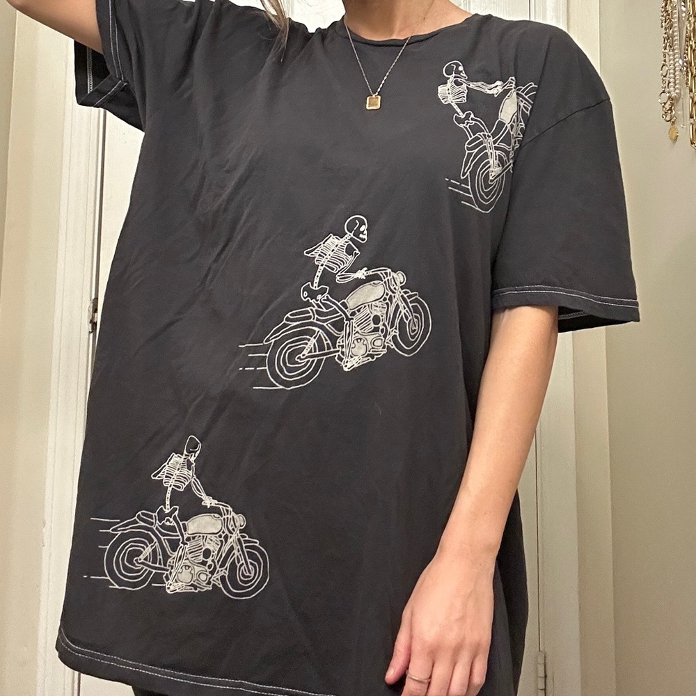 COPY - Project Social T Motorcycle Skeleton Tee